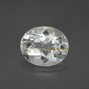 4.63 ct Yellow Rutile Topaz Gemstone, Rutile Topaz Gem in Oval Facet Shape for Sale.
