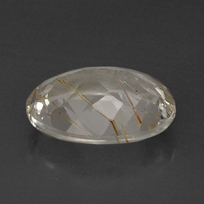 Rutile Topaz Gemstone in 16 x 12 mm (calibrated) Size for Sale, Rutile Topaz Stone in Golden Color