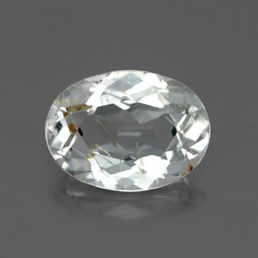 2.91 ct Yellow Rutile Topaz Gemstone, Rutile Topaz Gem in Oval Facet Shape for Sale.