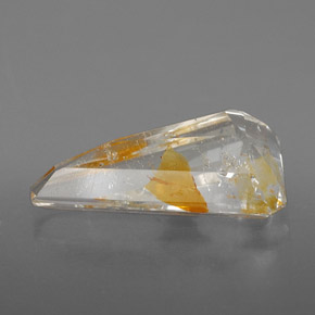 Rutile Topaz Gemstone in 16.8 x 10 mm Size for Sale, Rutile Topaz Stone in Golden Color