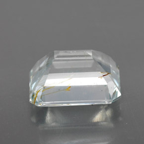 Rutile Topaz Gemstone in 12.6 x 10.4 mm Size for Sale, Rutile Topaz Stone in Golden Color