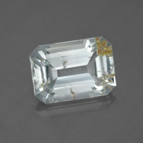 4.75 ct Yellow Rutile Topaz Gemstone, Rutile Topaz Gem in Octagon Facet Shape for Sale.