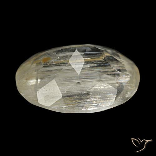 Rutile Topaz Gemstone in 11 x 9 mm (calibrated) Size for Sale, Rutile Topaz Stone in Earthy Yellow Color