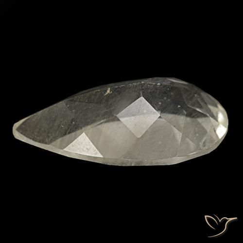 Rutile Topaz Gemstone in 18.5 x 10.8 mm Size for Sale, Rutile Topaz Stone in Earthy Yellow Color