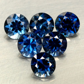 2.10 ct Blue Sapphire Gemstone, Sapphire Gem in Diamond-Cut Shape for Sale.