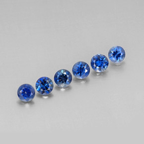 1.97 ct Blue Sapphire Stone, Natural Sapphire in Diamond-Cut Shape for Sale