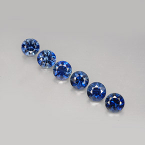 1.93 ct Blue Sapphire Gemstone, Sapphire Gem in Diamond-Cut Shape for Sale.
