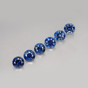 1.93 ct Blue Sapphire Stone, Natural Sapphire in Diamond-Cut Shape for Sale