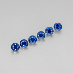 1.73 ct Blue Sapphire Gemstone, Sapphire Gem in Diamond-Cut Shape for Sale.