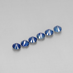 Sapphire Gemstone in 3.8 mm Size for Sale, Sapphire Stone in Blue Color