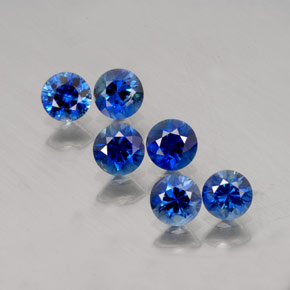 1.85 ct Blue Sapphire Gemstone, Sapphire Gem in Diamond-Cut Shape for Sale.