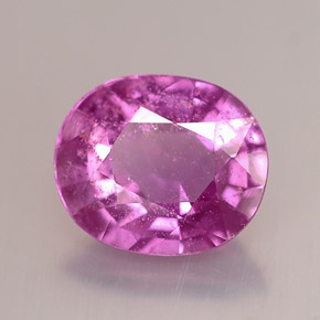 2.02 ct Pink Sapphire Stone, Natural Sapphire in Oval Facet Shape for Sale