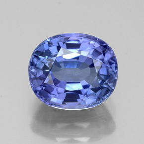 2.24 ct Blue Sapphire Gemstone, Sapphire Gem in Oval Facet Shape for Sale.