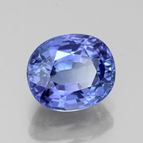 2.24 ct Blue Sapphire Stone, Natural Sapphire in Oval Facet Shape for Sale