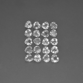 7.11 ct Multicolor Sapphire Gemstone, Sapphire Gem in Heart Facet Shape for Sale.