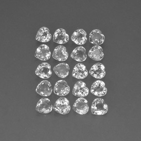 7.11 ct Multicolor Sapphire Stone, Natural Sapphire in Heart Facet Shape for Sale