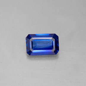 0.67 ct Blue Sapphire Gemstone, Sapphire Gem in Octagon Facet Shape for Sale.
