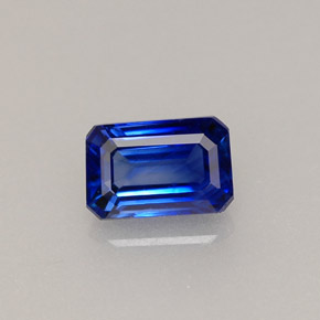 0.79 ct Blue Sapphire Gemstone, Sapphire Gem in Octagon Facet Shape for Sale.