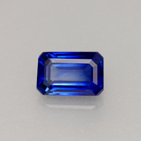 0.79 ct Blue Sapphire Stone, Natural Sapphire in Octagon Facet Shape for Sale