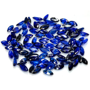 8.17 ct Blue Sapphire Gemstone, Sapphire Gem in Marquise Facet Shape for Sale.