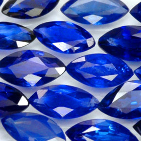 8.17 ct Blue Sapphire Stone, Natural Sapphire in Marquise Facet Shape for Sale