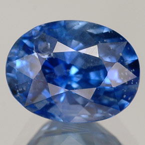 1.78 ct Blue Sapphire Gemstone, Sapphire Gem in Oval Facet Shape for Sale.
