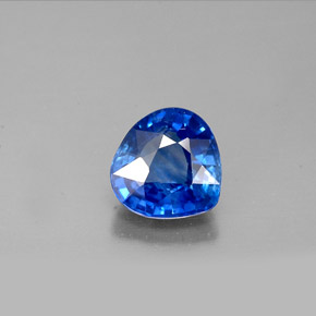 1.14 ct Blue Sapphire Gemstone, Sapphire Gem in Pear Facet Shape for Sale.