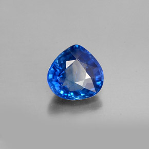 1.14 ct Blue Sapphire Stone, Natural Sapphire in Pear Facet Shape for Sale