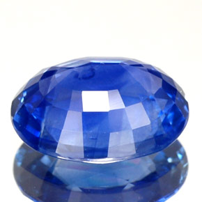 Sapphire Gemstone in 9 x 7 mm (calibrated) Size for Sale, Sapphire Stone in Cornflower Blue Color