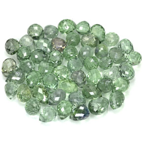 Sapphire Gemstone in 4.4 x 3.5 mm Size for Sale, Sapphire Stone in Green Color