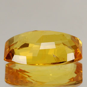 Sapphire Gemstone in 9.6 x 6.1 mm Size for Sale, Sapphire Stone in Yellow Golden Color