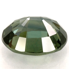 Sapphire Gemstone in 7.2 x 5.9 mm Size for Sale, Sapphire Stone in Bluish Green Color