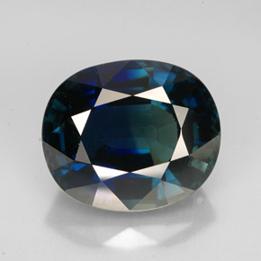8.42 ct Blue Sapphire Gemstone, Sapphire Gem in Oval Facet Shape for Sale.