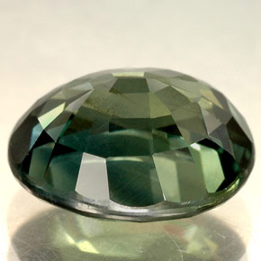 Sapphire Gemstone in 10.3 x 9.4 mm Size for Sale, Sapphire Stone in Green Color