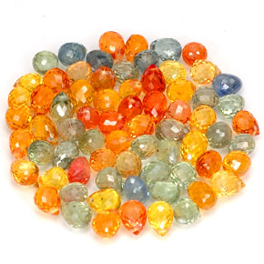 Sapphire Gemstone in 4.6 x 3 mm Size for Sale, Sapphire Stone in Multicolor Color