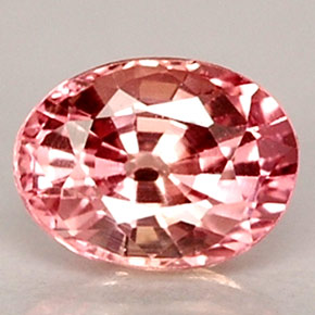 0.50 ct Pink Sapphire Gemstone, Sapphire Gem in Oval Facet Shape for Sale.
