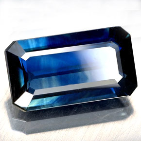4.64 ct Blue Sapphire Gemstone, Sapphire Gem in Octagon Facet Shape for Sale.