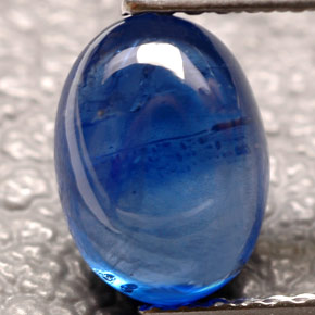 2.31 ct Blue Sapphire Stone, Natural Sapphire in Oval Cabochon Shape for Sale