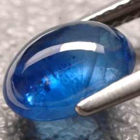 Sapphire Gemstone in 8.6 x 6.3 mm Size for Sale, Sapphire Stone in Blue Color