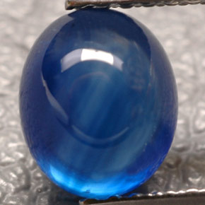1.90 ct Blue Sapphire Stone, Natural Sapphire in Oval Cabochon Shape for Sale