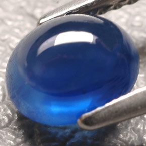 Sapphire Gemstone in 7.3 x 6.1 mm Size for Sale, Sapphire Stone in Blue Color