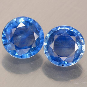 1.60 ct Blue Sapphire Gemstone, Sapphire Gem in Round Facet Shape for Sale.