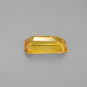 Sapphire Gemstone in 10.2 x 5.4 mm Size for Sale, Sapphire Stone in Yellow Golden Color