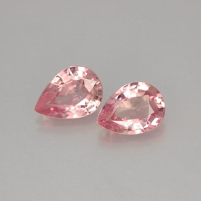 1.52 ct Pink Sapphire Gemstone, Sapphire Gem in Pear Facet Shape for Sale.