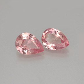 1.52 ct Pink Sapphire Stone, Natural Sapphire in Pear Facet Shape for Sale