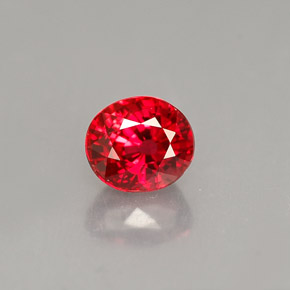 0.99 ct Orange Sapphire Gemstone, Sapphire Gem in Oval Facet Shape for Sale.