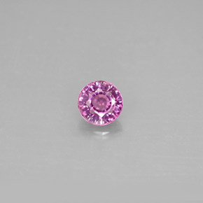 0.56 ct Violet Sapphire Gemstone, Sapphire Gem in Round Facet Shape for Sale.