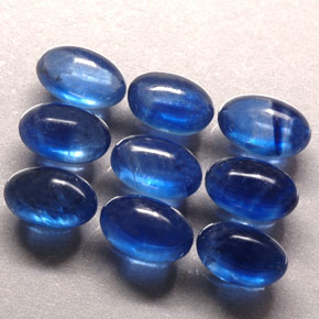 3.23 ct Blue Sapphire Gemstone, Sapphire Gem in Oval Cabochon Shape for Sale.