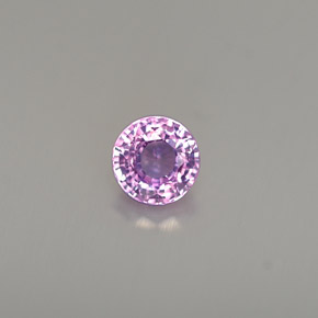 0.52 ct Violet Sapphire Gemstone, Sapphire Gem in Round Facet Shape for Sale.
