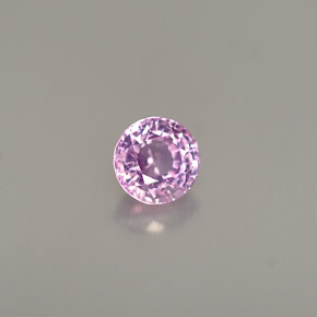 0.52 ct Violet Sapphire Stone, Natural Sapphire in Round Facet Shape for Sale
